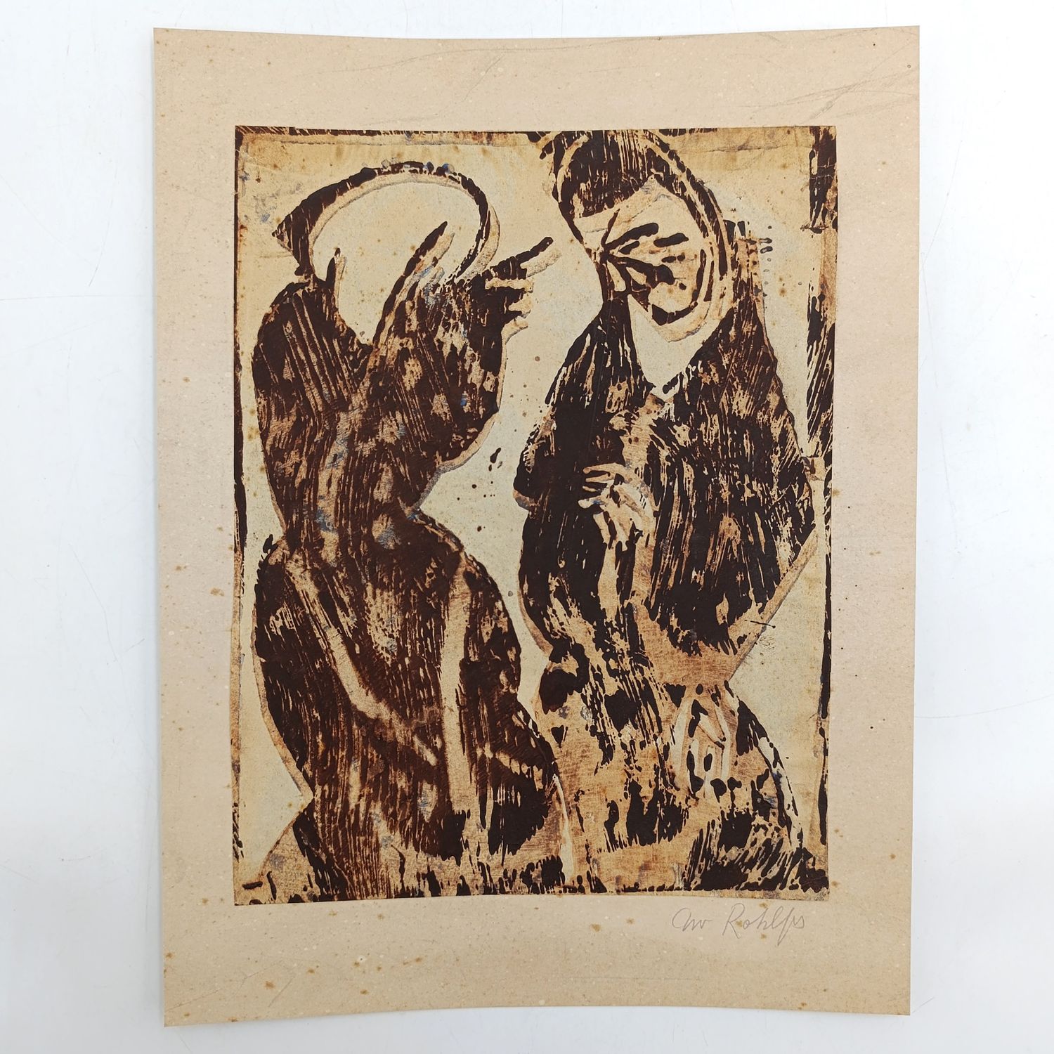 Christian Rohlfs Lithograpgh print - signed