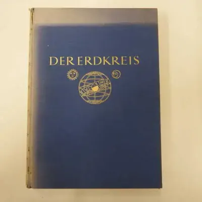 Der Erdkreis book given to Herr Erich Langhoff in 1938 by Gunther Quandt