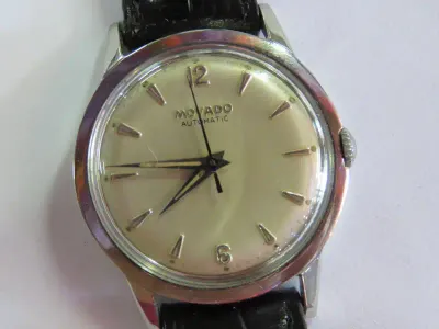 Vintage Movado Automatic mens watch - Excellent working condition - Case serial 9650
