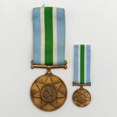 SADF Unity medal with miniature #031199