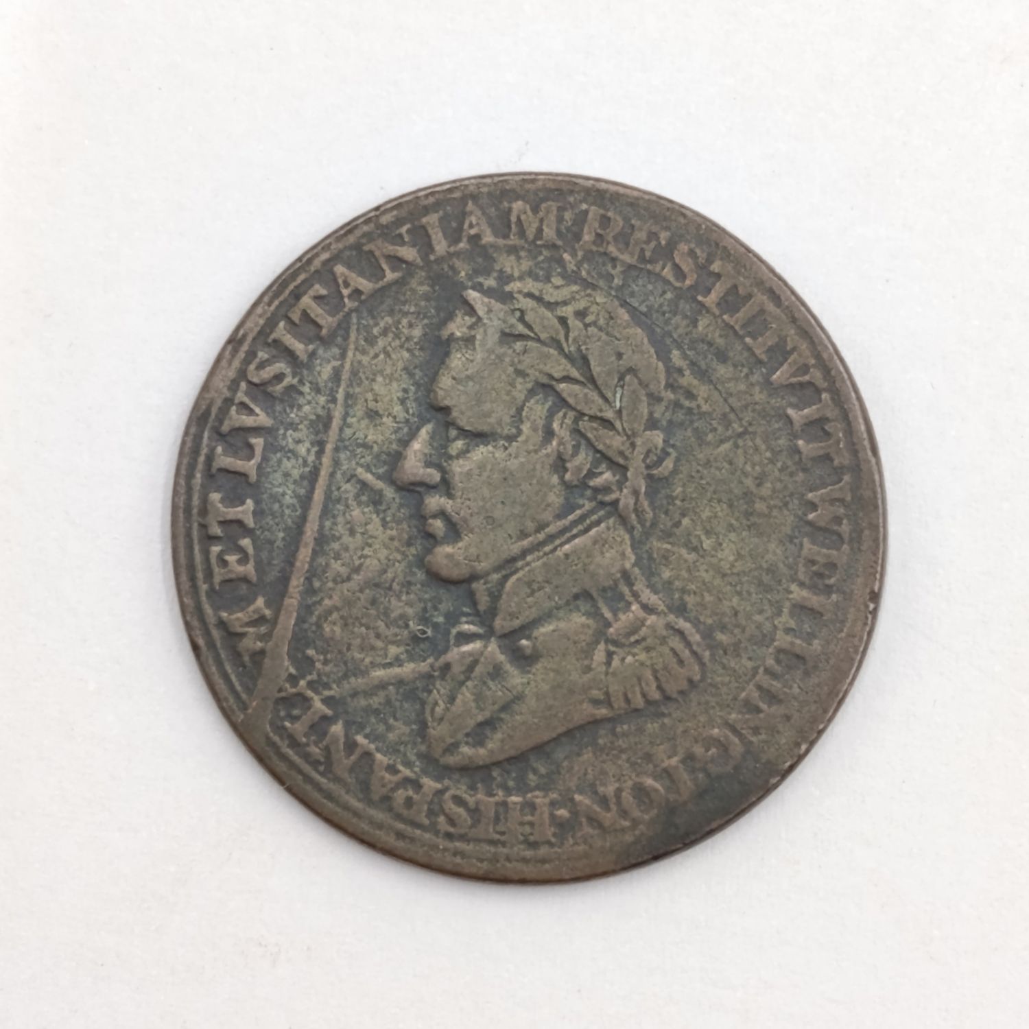 1812 Canadian 1/2 penny Merchant token - with large die crack - unsure of variety