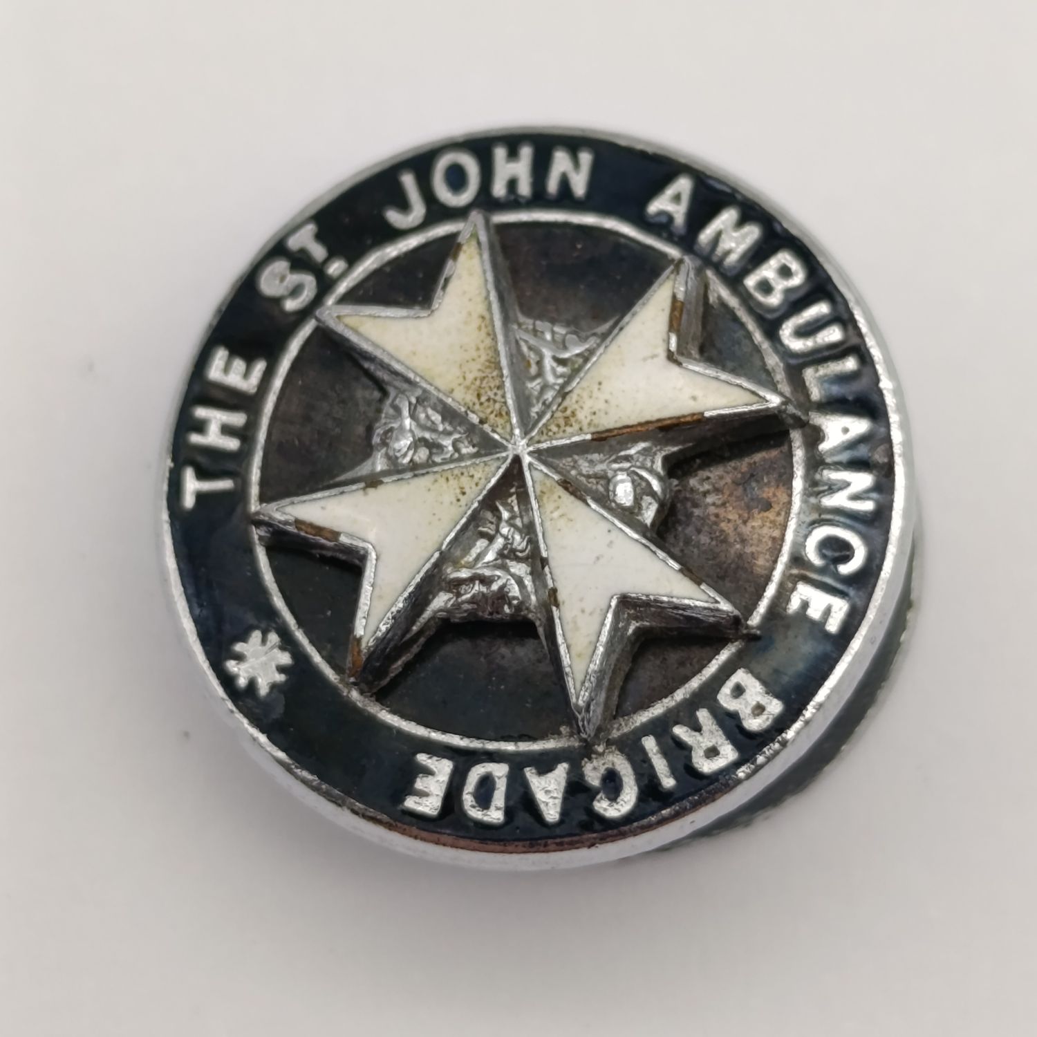 The St. John Ambulance Brigade button badge