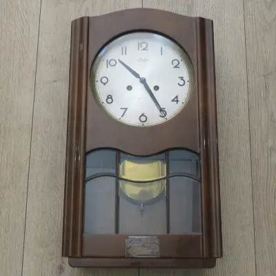 Vintage Sawy wall clock presented to Gert J. Geyser from director and staff of Blue Bell Wrangler