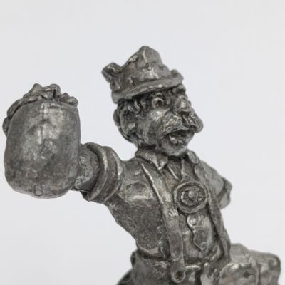 Vintage Little Gallery fine pewter German Oktoberfest Beer drinker figurine