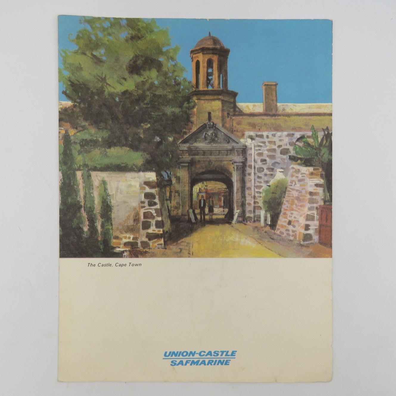 Union-Castle SA Vaal 1972 dinner menu