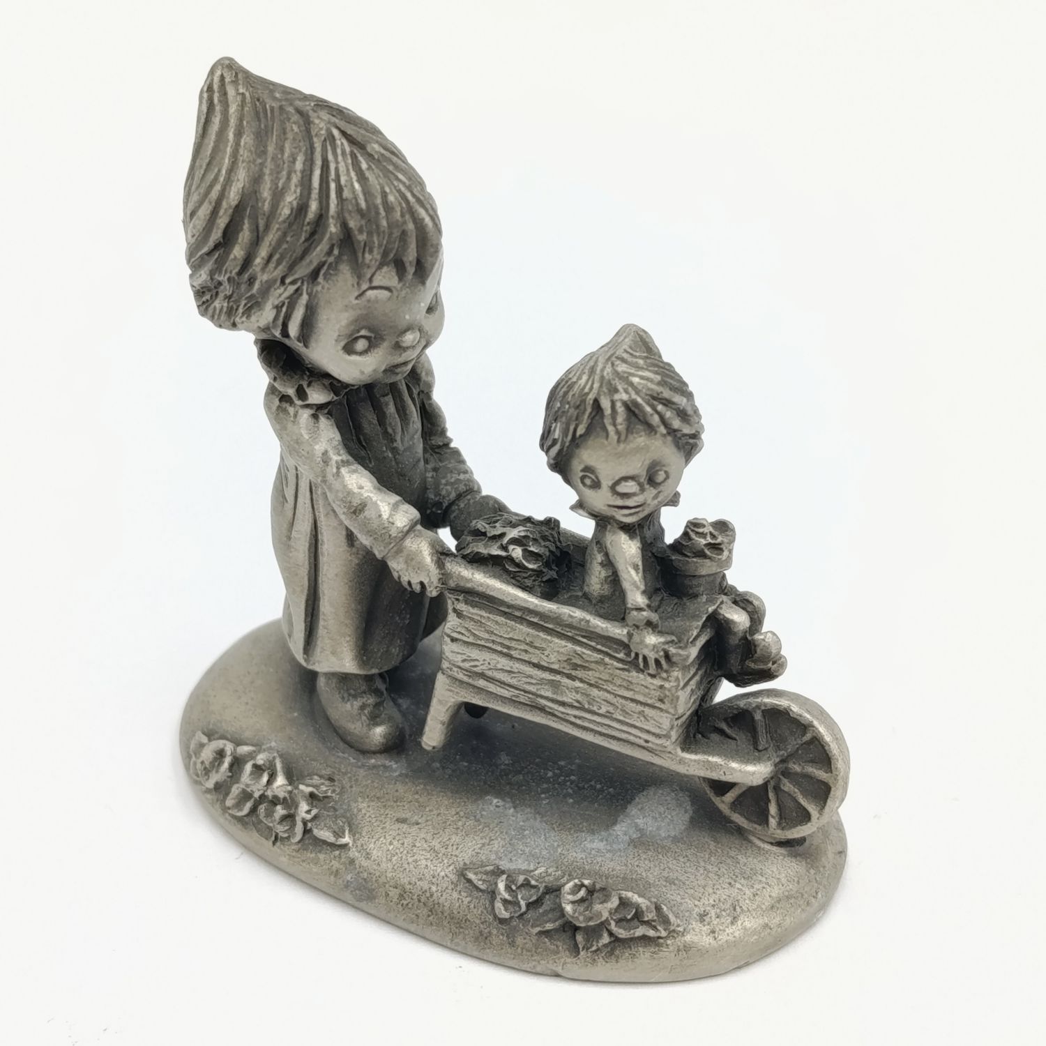 Vintage Little Gallery fine pewter Betsey&#39;s Sunshine day figurine