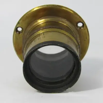 Antique F8 to 44 brass lens