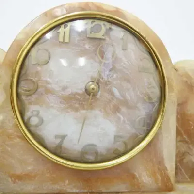 Onyx early 20th century clock - Not tested