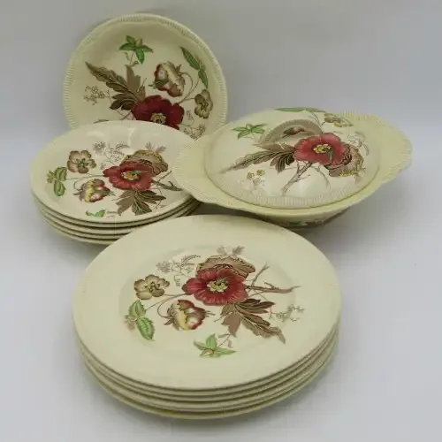 Clarice Cliff Royal Staffordshire Georgian Spray part set