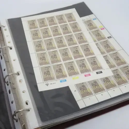 South West Africa 1980 and later definitive issue - Animals - Lot of over 50 full sheets - Mint