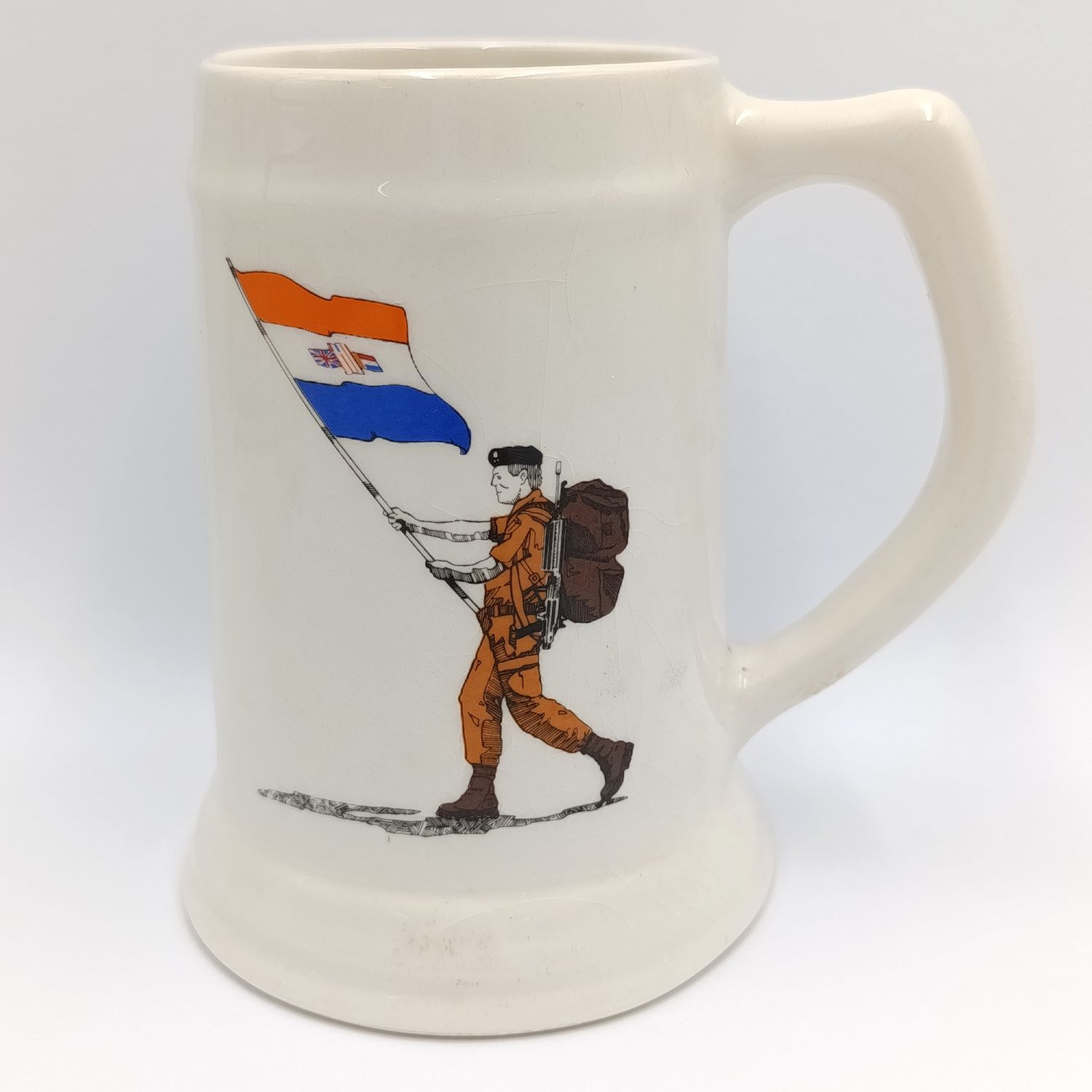 SADF Western Province command 1991 commemorative march mug