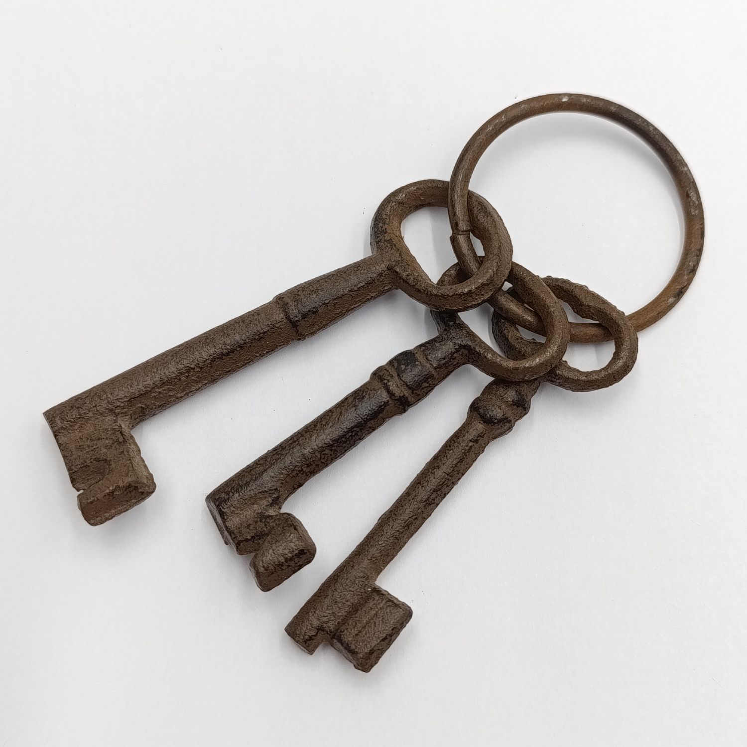 Set of 3 Antique iron keys