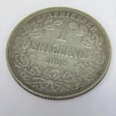 1892 ZAR Paul Kruger 1 Shilling - VF