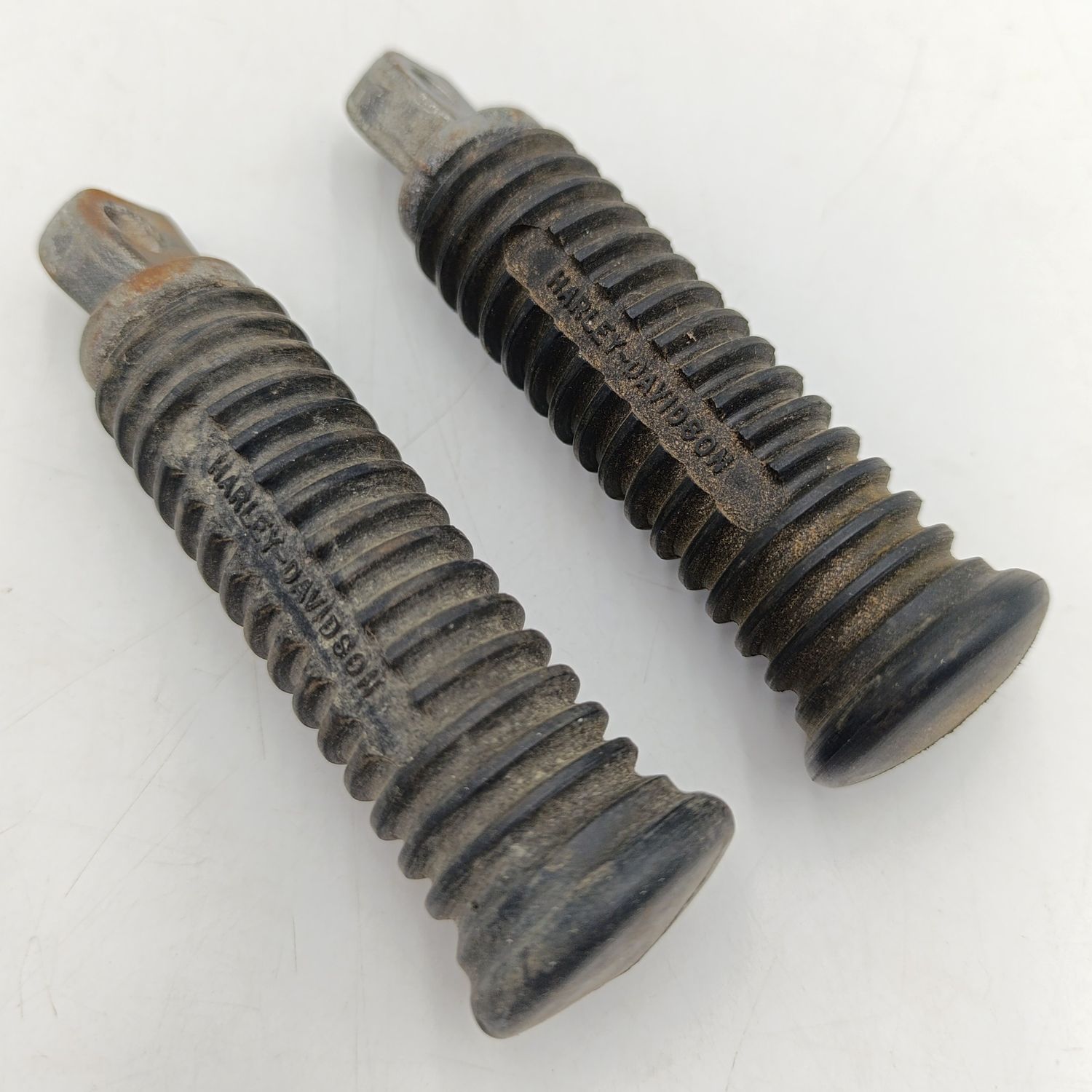 Pair of Vintage Harley-Davidson motorcycle foot pegs