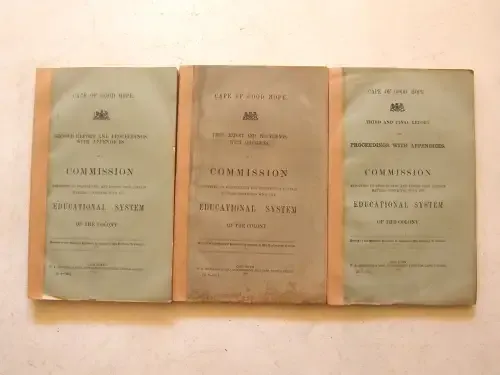 1891 Cape of Good Hope First Report of a commission reporting the Educational System of the Colony