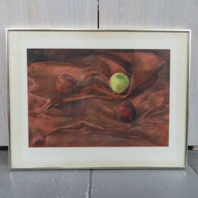 Anne Collins still life painting - Frame size: 58cm x 44.5cm - Art size: 45cm x 31.5cm