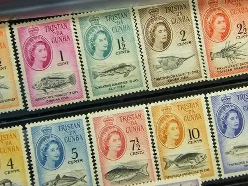 Tristan da Cunha mint stamps SG 42 - 54 - book value of R1800 - as per photo