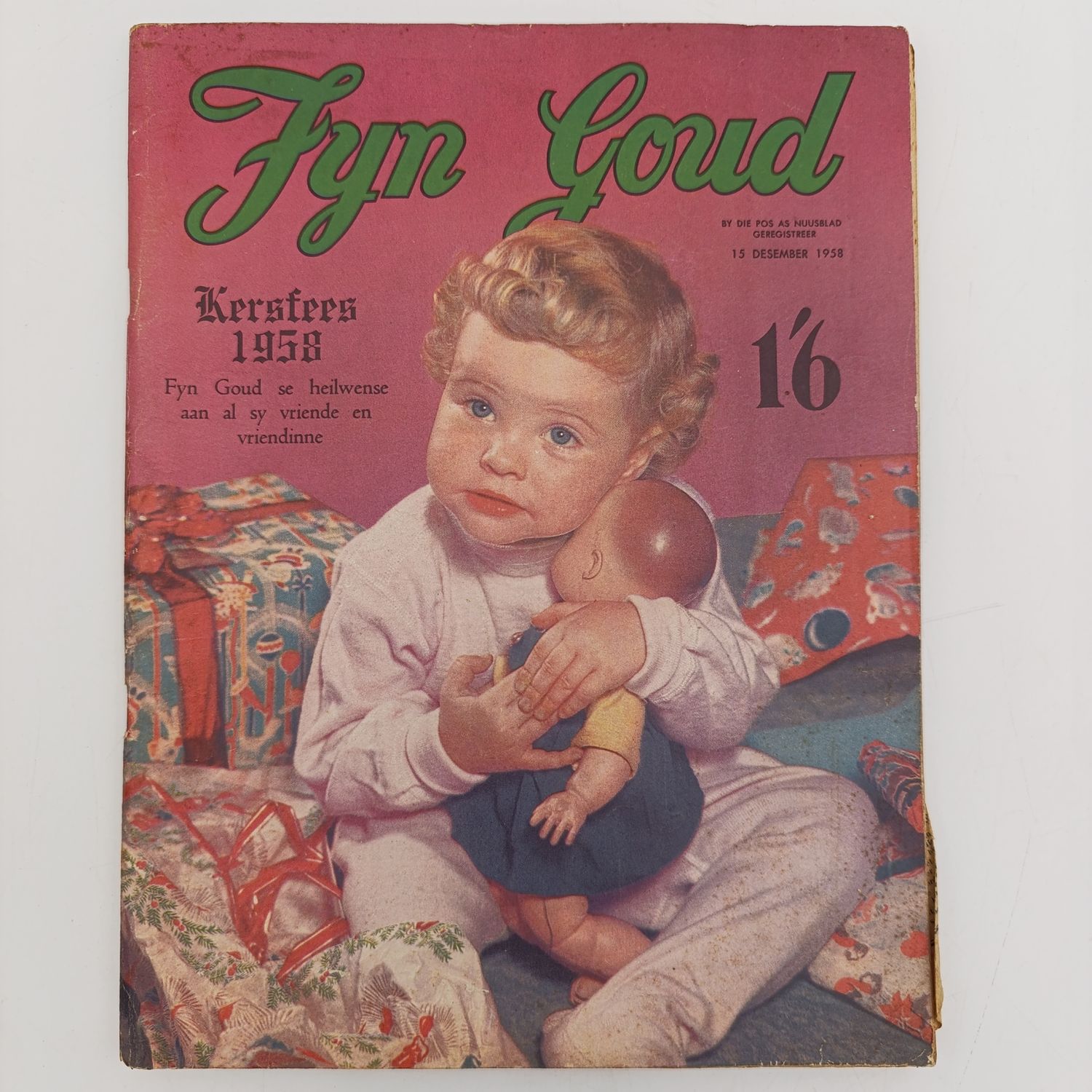 Vintage Fyn Goud magazine 15 December 1958 issue