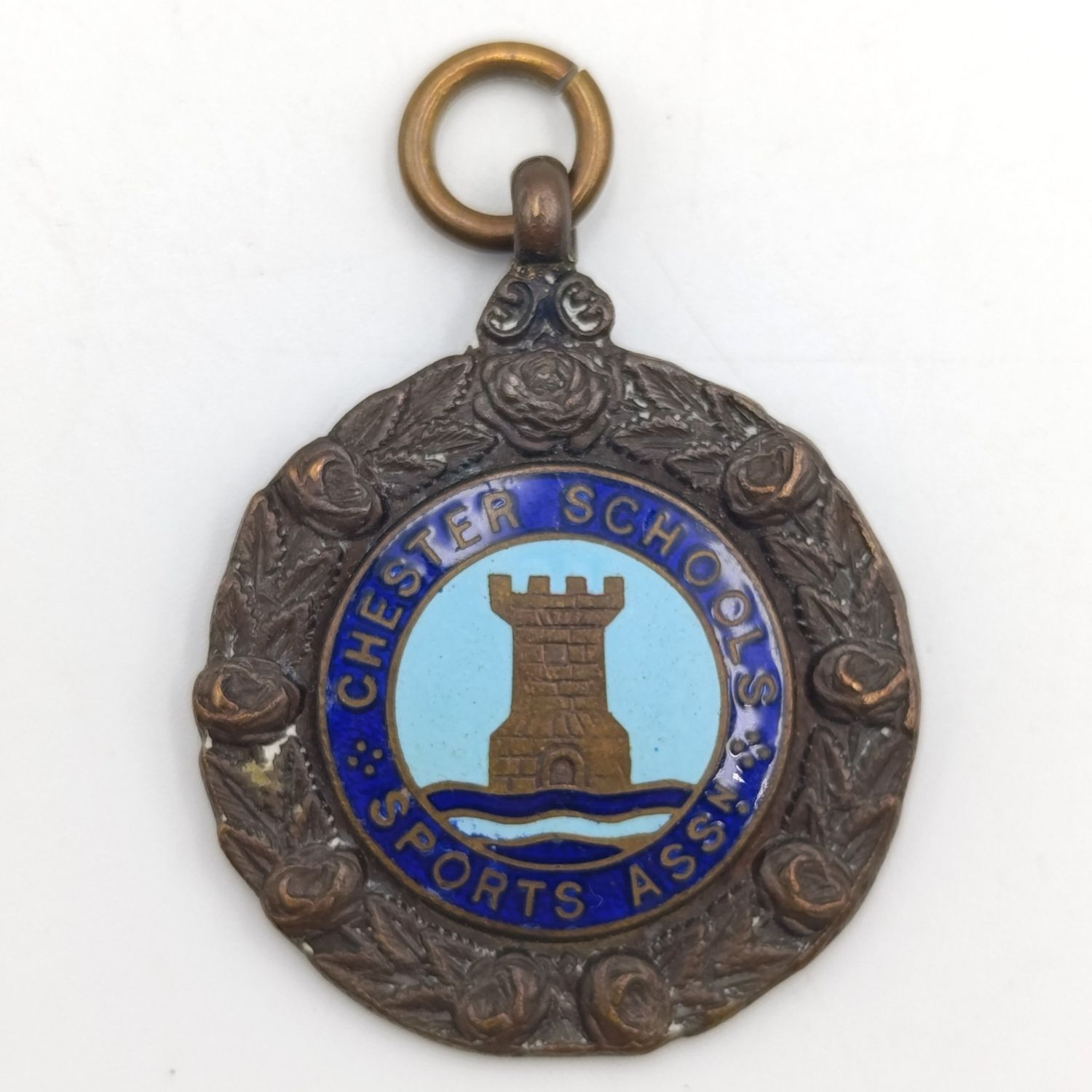 Antique Chester Schools sports association fob medal