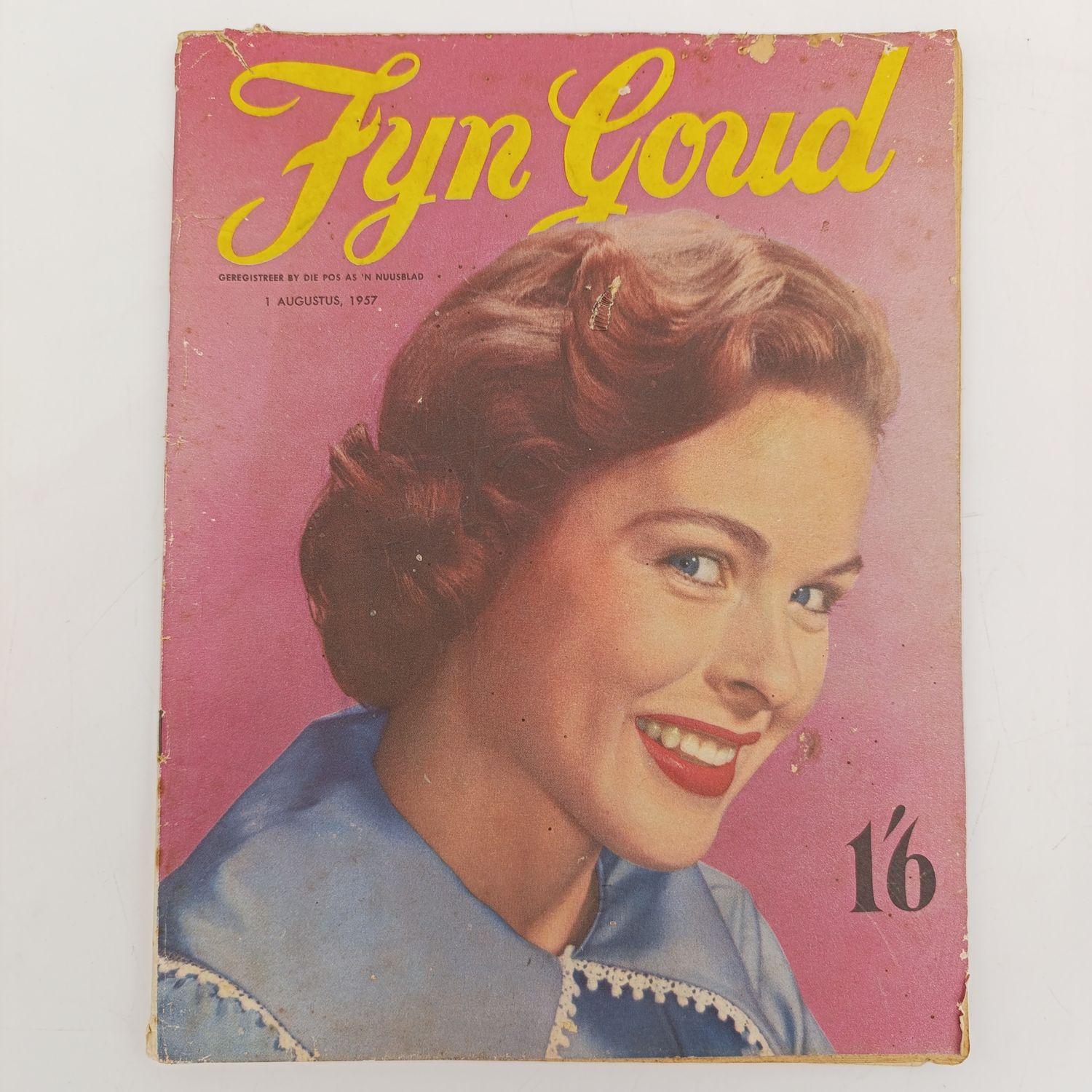 Vintage Fyn Goud magazine 1 August 1957 issue