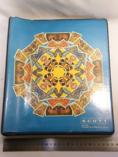 Album with assorted thematic stamp collections - as per photo