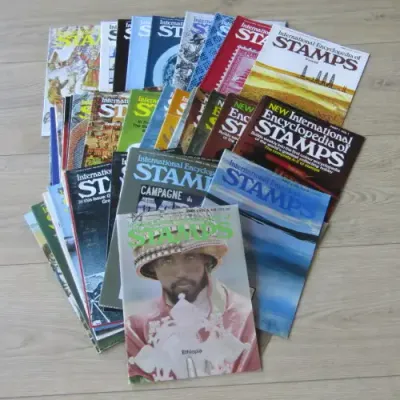 Encyclopedia of stamps set - Complete A-Z of stamps - 52 Booklets
