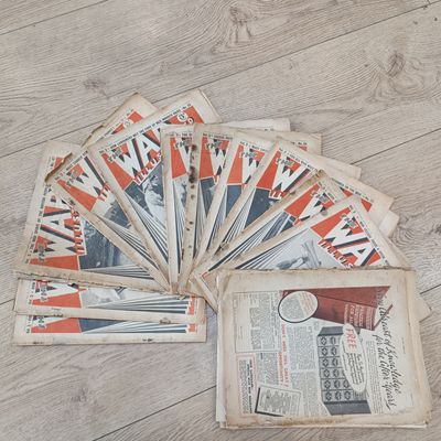 Lot of 13 The War Illustrated books - well used