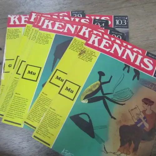 Lot of 98 Kennis encyclopedia magazines - number 1 - 116
