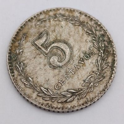 Argentina 5 Centavos 1904 XF+
