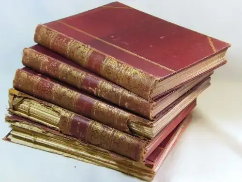 Cassell`s History of the Russo-Japanese War - original set with illustrations - Vol. I to V