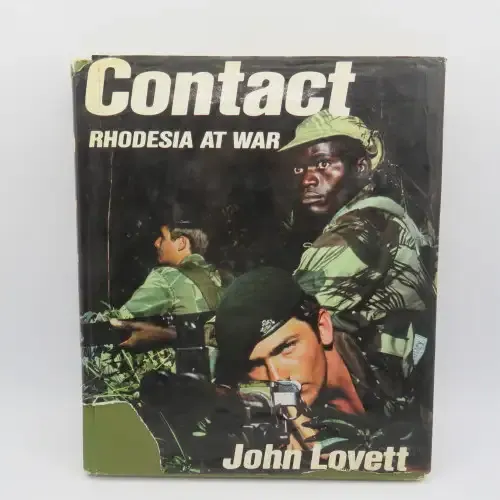 Contact - Rhodesia at war by John Lovett - dust cover damage