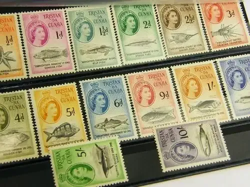 Tristan da Cunha mint stamps SG 28 - 41 book value of R1600 - as per photo