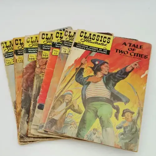Classics Illustrated comics - from 1970`s