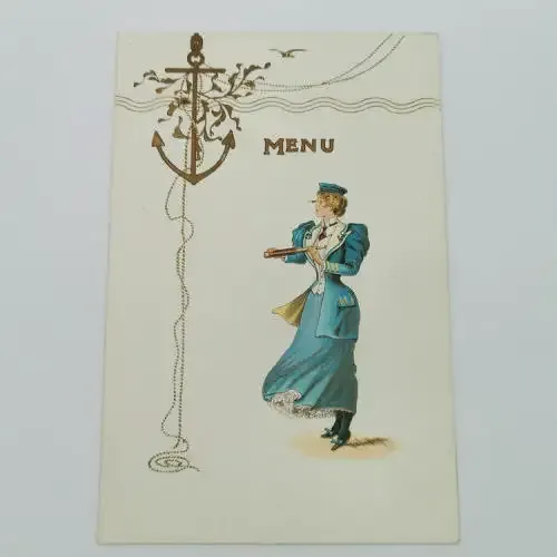Automobile club of South Africa 1907 Menu for complimentary lunch at the Grand Hotel - Cape Town