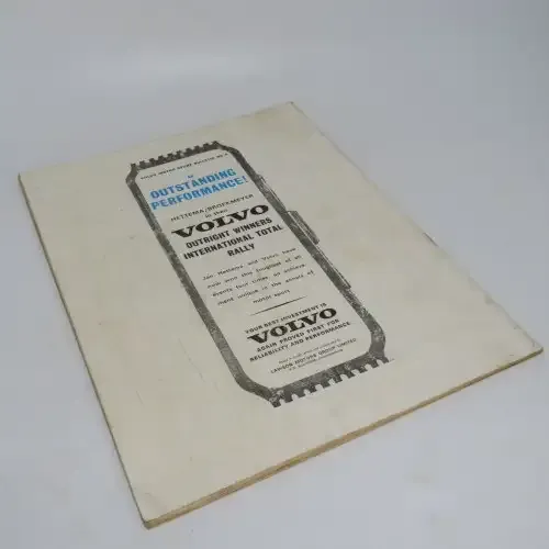 Kyalami Rand Springs Motor races Official programme - 7 October 1967 - Small burned hole on page 7