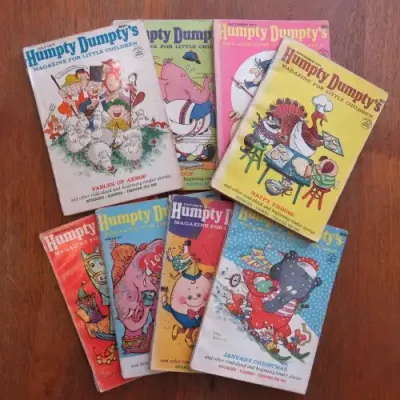Lot of 8 magazines - Humpty Dumpty`s magazine for children 1971 and 1972