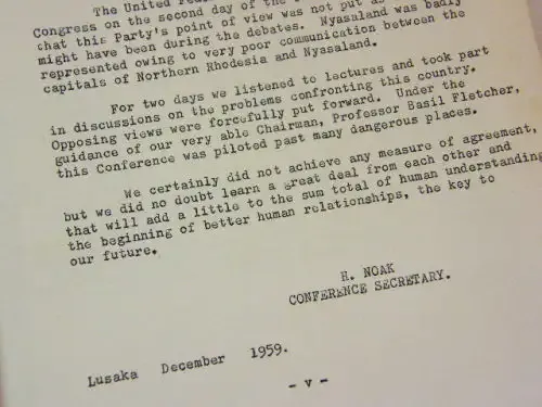 Constitutional Development in the Federation edited by Miss. O Prescott - 1959