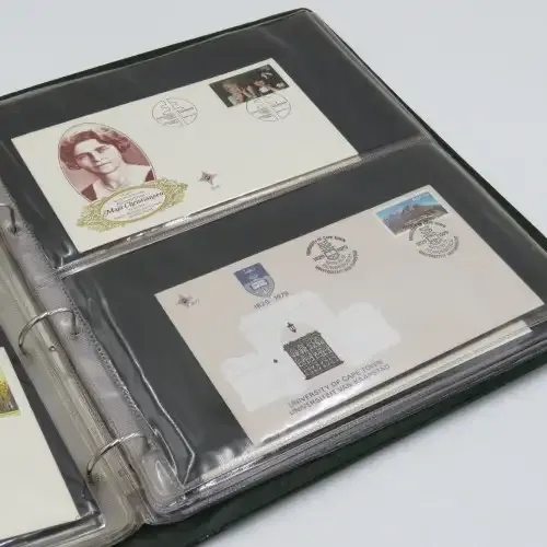 South Africa first day covers - 3rd series 3.1 to 3.36 in FDC album plus some extras