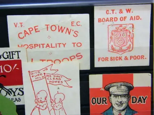 Lot of 10 WW1 war stamps for fundraising - hard to get