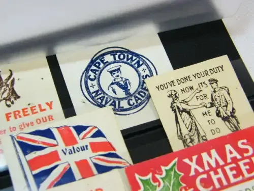 Lot of 10 WW1 war stamps for fundraising