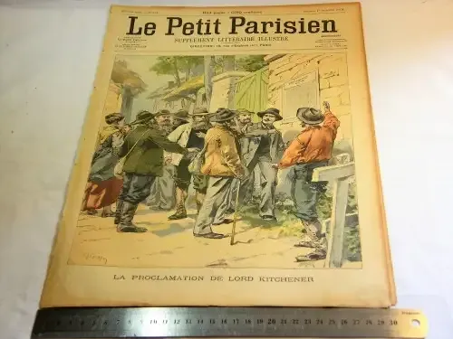 Le Petit Parisien newspaper - 1 September 1901 - The Proclamation of Lord Kitchener