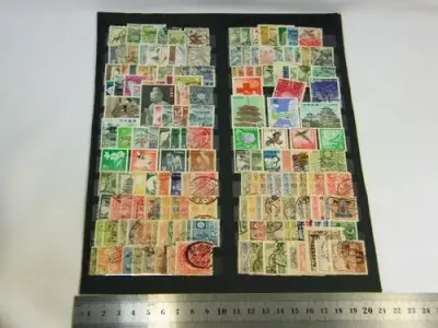 Collection of 185 stamps from Japan - as per photo