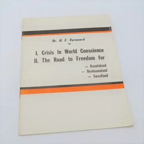 Dr. H.F Verwoerd on Crisis in World Conscience and the road to Freedom for Basutoland, Bechuanaland