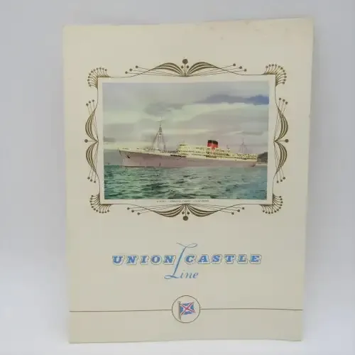 Farewell Dinner Menu for the Athlone Castle 22 March 1961 - Union Castle Line