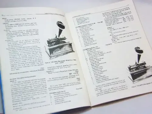 1970 issue - A guide to the Edison Cylinder Phonograph - a handbook for collectors