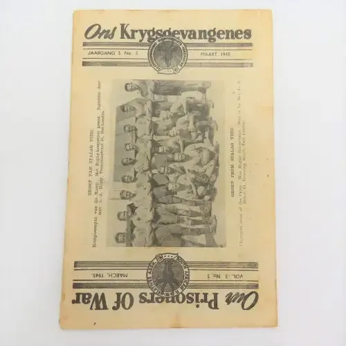 WW2Our Prisoners of War information booklet - March 1945 with postal exterior