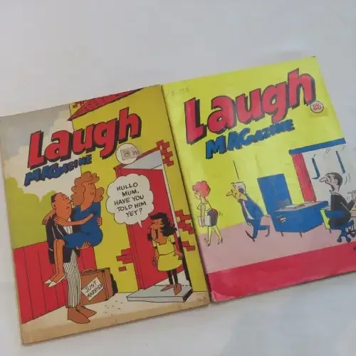 Laugh Magazine cartoon and joke book - Lot of 3 vintage issues