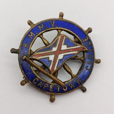 R.M.M.V Cape Town Castle pin badge