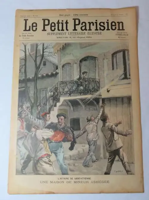 Le Petit Parisien newspaper - 4 February 1900 - Boers on watch in mountains - On back page