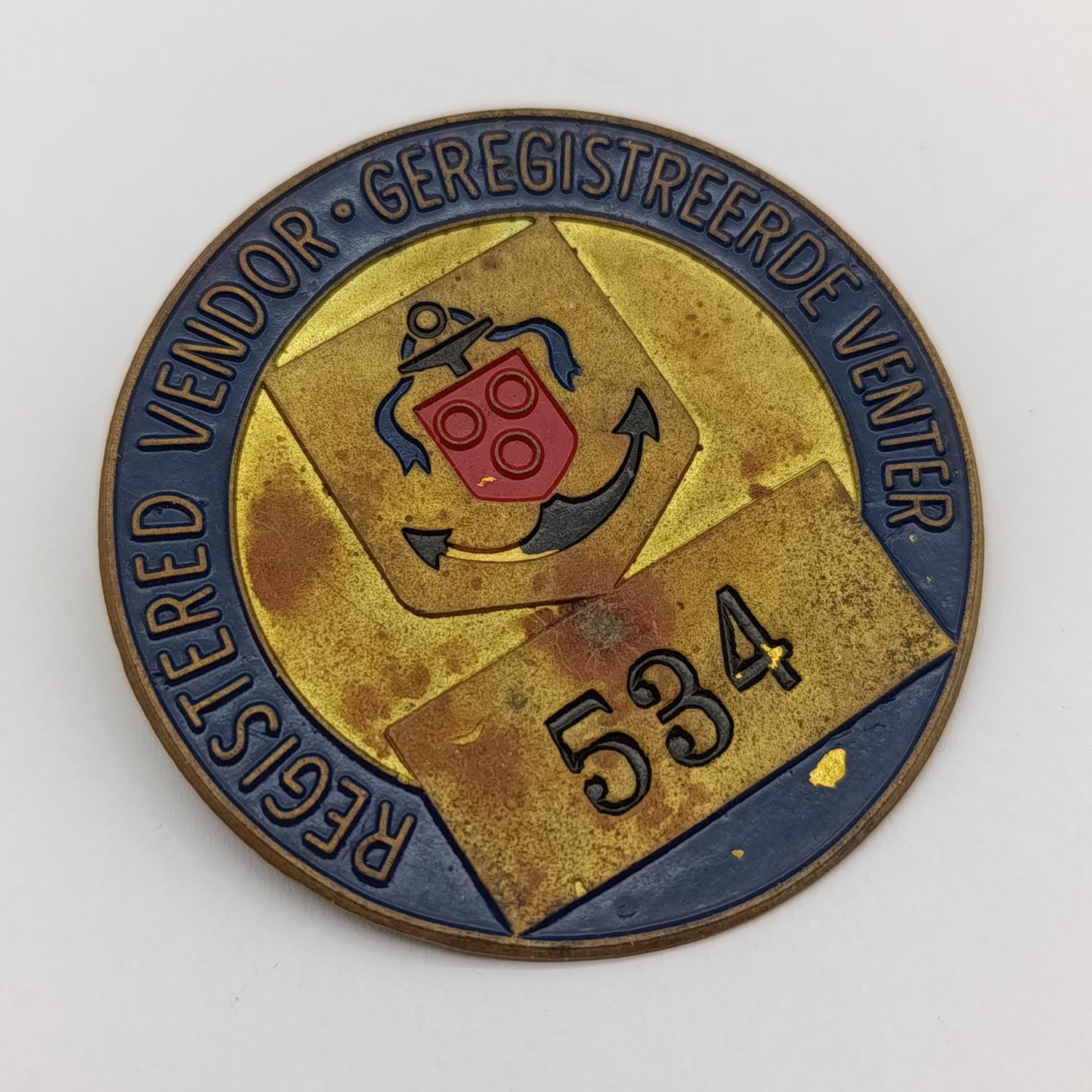 Vintage Cape Town registered Vendor #534 badge